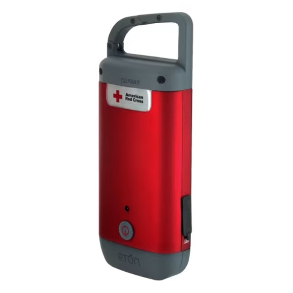 Red Cross Emergency Flashlight/Charger -hand crank - Picture 2 of 9